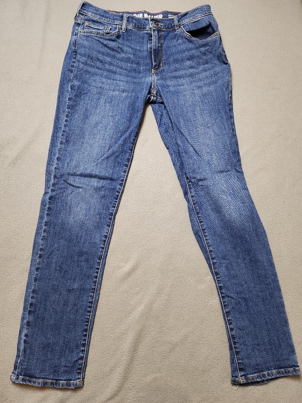 Eddie Bauer Boyfriend Midrise Slim Jeans Women’s Size 4 Blue